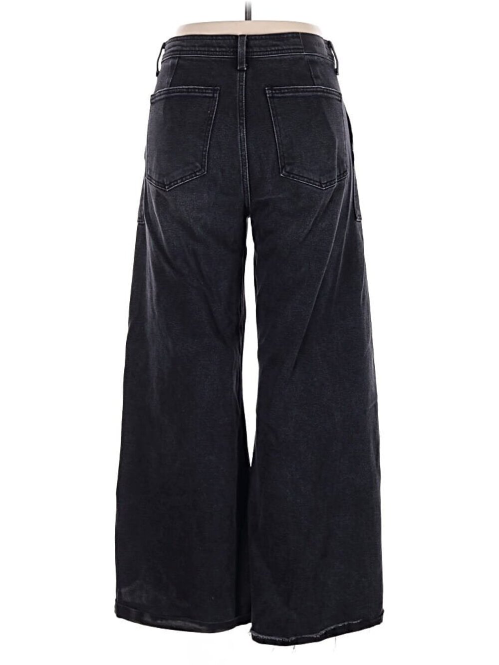 Pistola Black Palazzo Wide Leg Jeans High Rise Size 31 - Picture 5 of 12